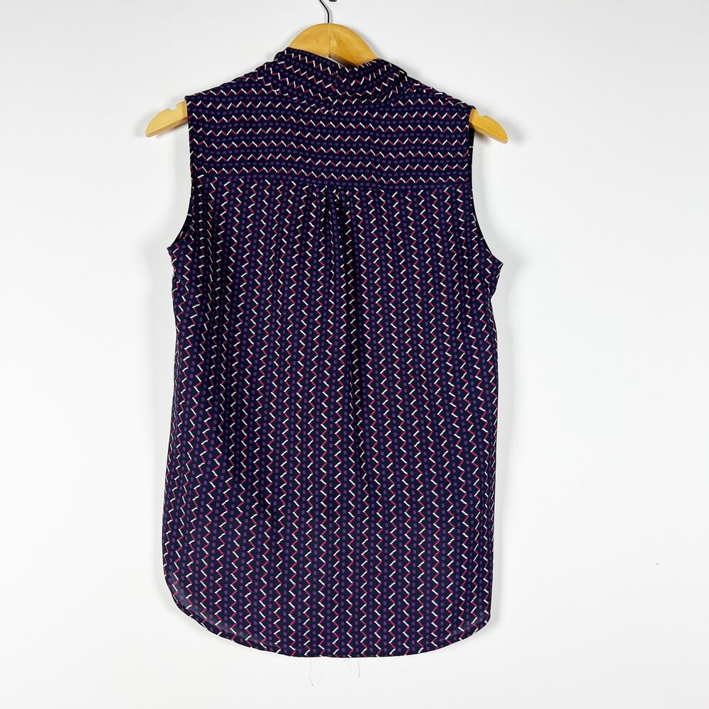 Pleione black and purple pink tank top blouse Size XS - Picture 4 of 4